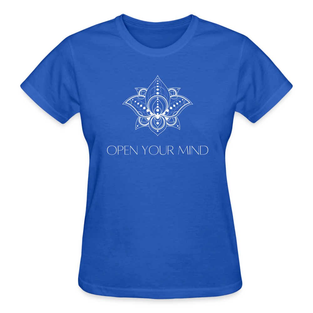 Open Your Mind Ultra Cotton T-Shirt | Womens - royal blue