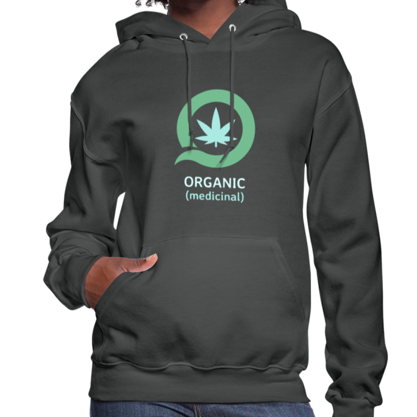 Plant Medicinal Hoodie | Womens - asphalt