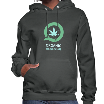 Plant Medicinal Hoodie | Womens - asphalt