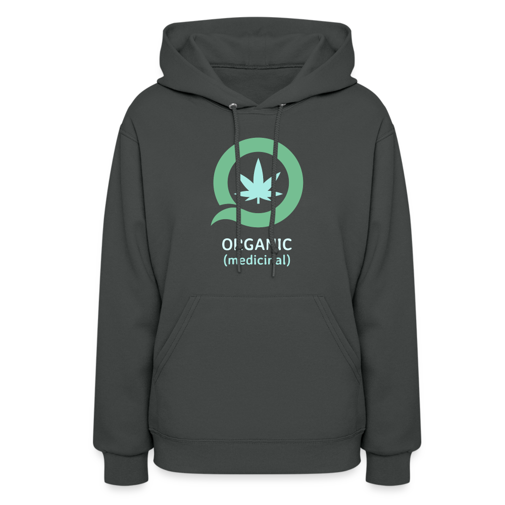 Plant Medicinal Hoodie | Womens - asphalt