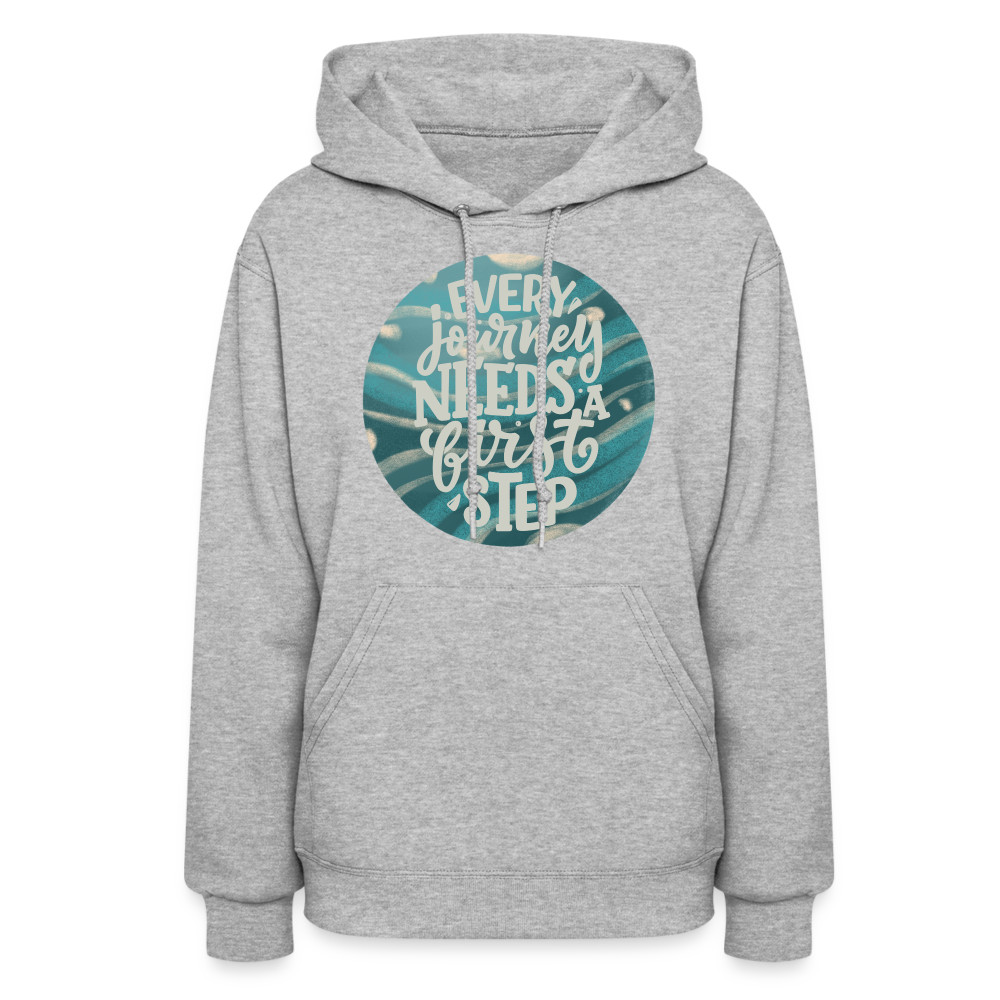 First Step Hoodie | Womens - heather gray