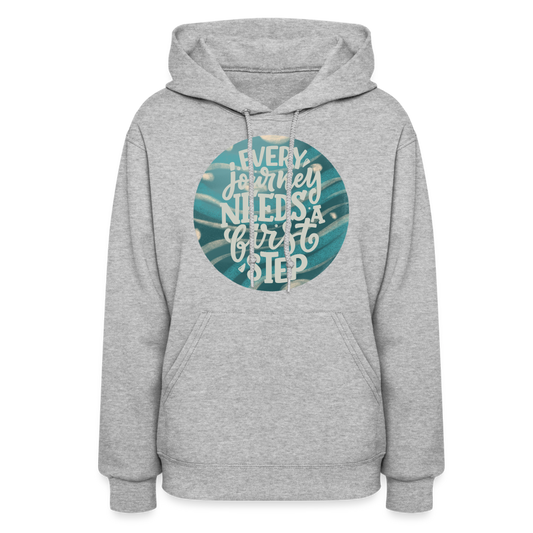First Step Hoodie | Womens - heather gray