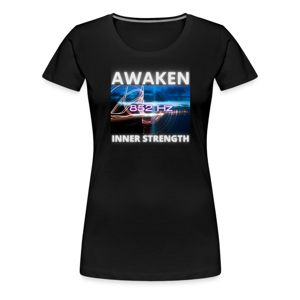 Awaken Inner Strength Premium T-Shirt | Womens - black